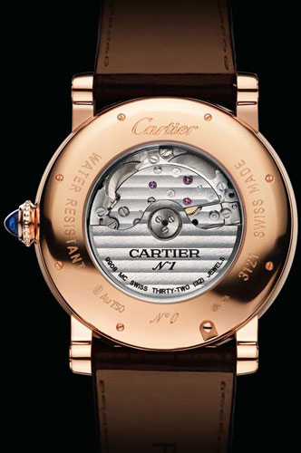 Rotonde de Cartier Annual Calendar watch backside