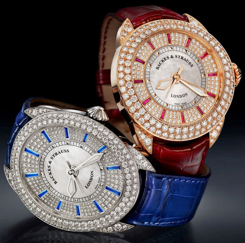 Watches Blue Velvet and Red Rose by Backes & Strauss