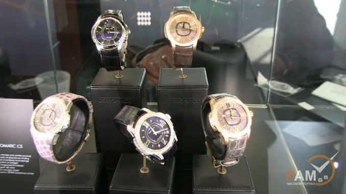 exclusive video of watch models by Ateliers deMonaco at GTE 2012