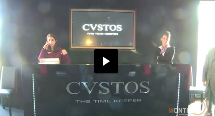 exclusive video of watch models by Cvstos at WPHH 2012