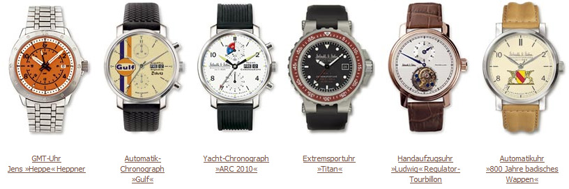 Schäuble & Söhne limited edition watches