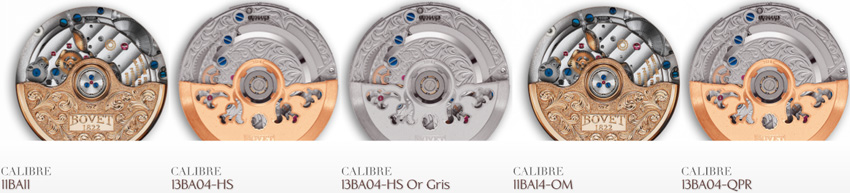 Bovet mechanisms