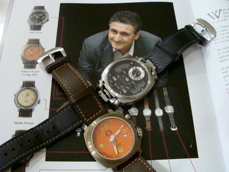 Federico Massacesi and Anonimo watches