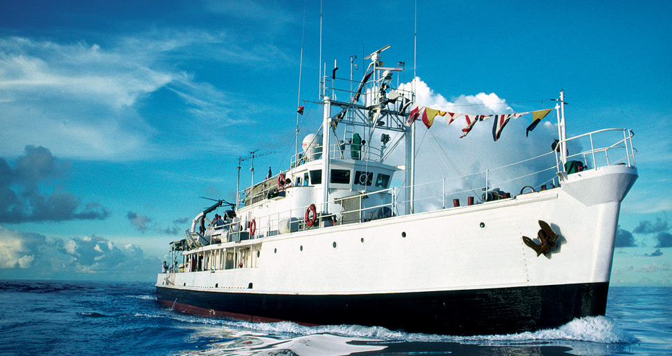 legendary "Calypso" - a research ship of Jacques-Yves Cousteau