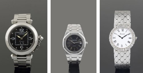 Cartier, Audemars Piguet, Piaget watches