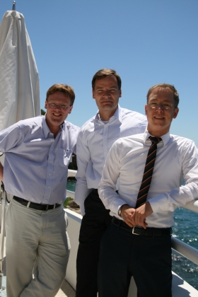 Robert van Pappelendam, Peter Stas and Pim Koeslag