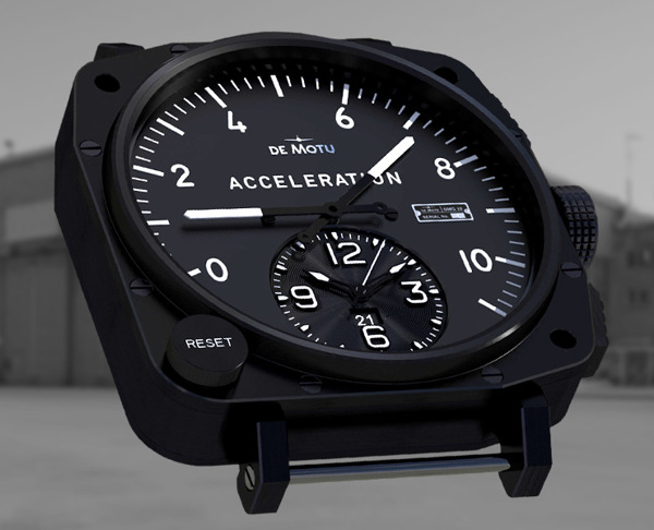 The world's first pilot’s watch with an accelerometer - DMG 11 watch