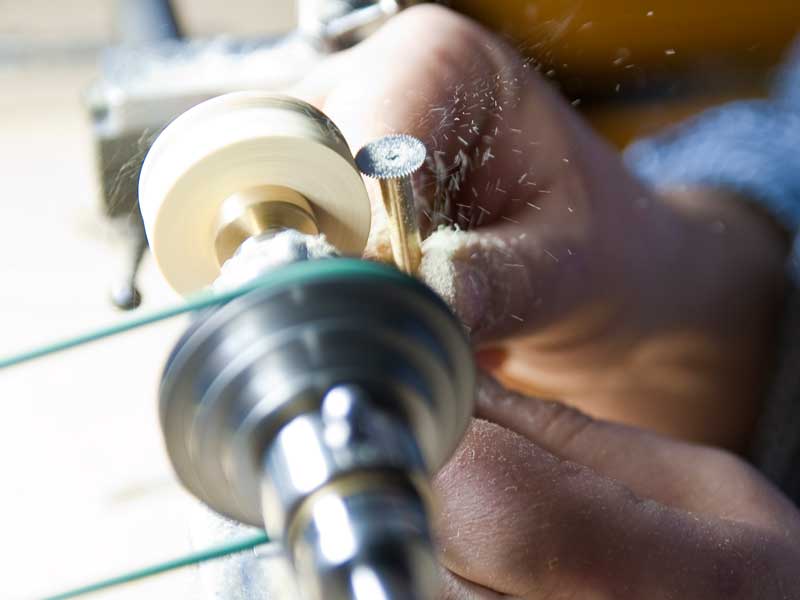 Preparing the hardwood disc