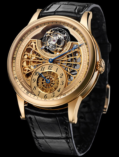 Osmior Skeleton Tourbillon Regulator by L. Leroy