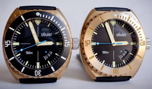 Bronze Diver Watch by Olivier