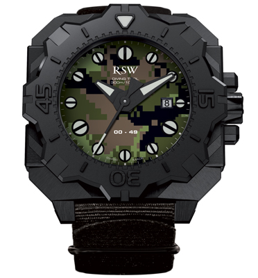 New sports watch RSW Limited edition CAMO Diving Tool box