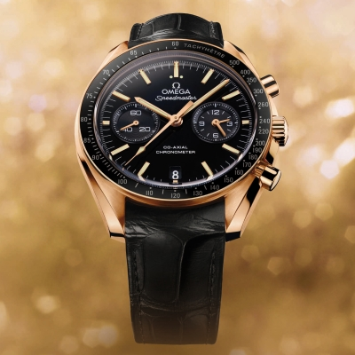 Speedmaster Moonwatch Chronograph watch in orange gold