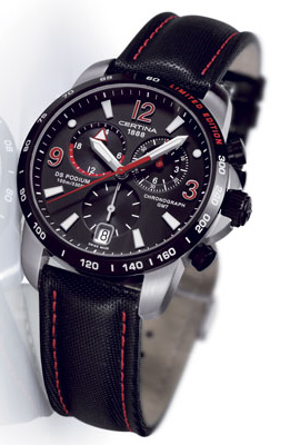 Watch Certina, created in conjunction with the famous biathlete