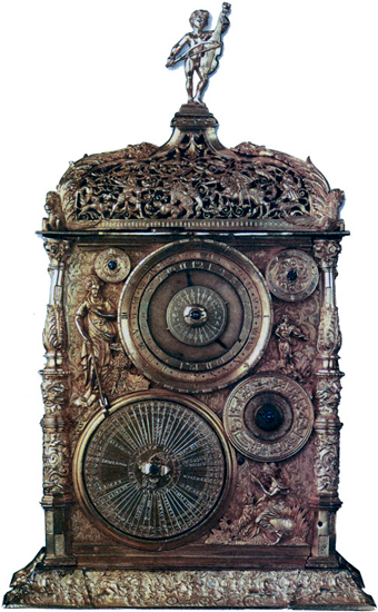 Mantel clock. Master K. Behain, 1568
