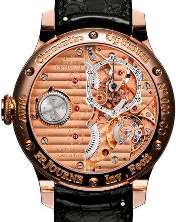 Chronomètre Optimum watch backside