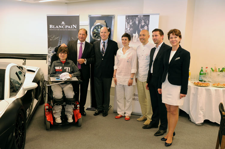 Blancpain realised an exceptional auction for the Monaco Association Against Muscular Dystrophy
