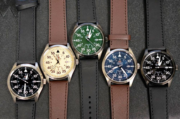 Flight Type B watches by Orient
