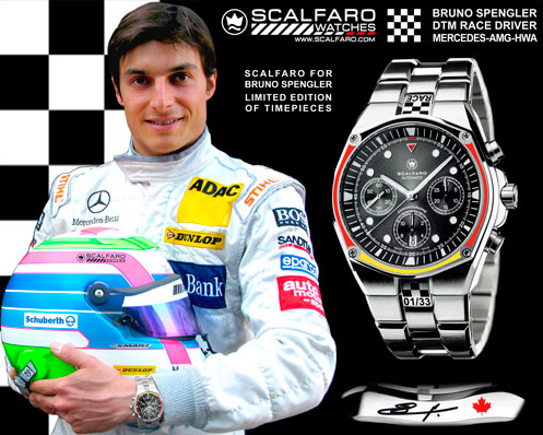 Scalfaro For Bruno Spengler Limited Edition of Wristwatches
