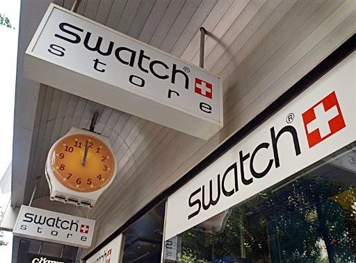Results of the Swatch Group during the first half of 2012