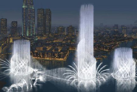 the most expensive fountain in the world