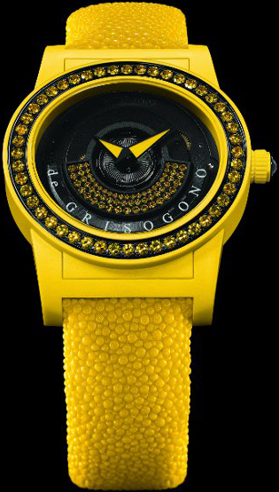 Tondo By Night (Yellow model with 48 saphires)