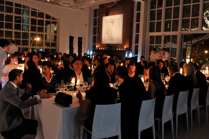 A view of the atmosphere at the IWC and Tribeca Film Festival