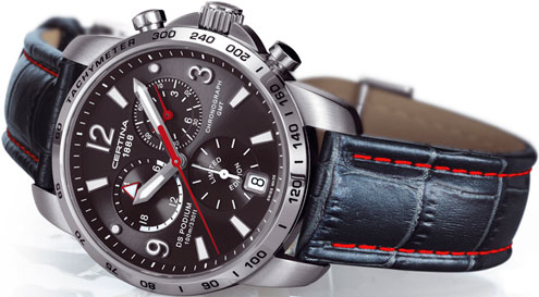 DS PODIUM GMT LIMITED EDITION SAUBER F1 watch by Certina