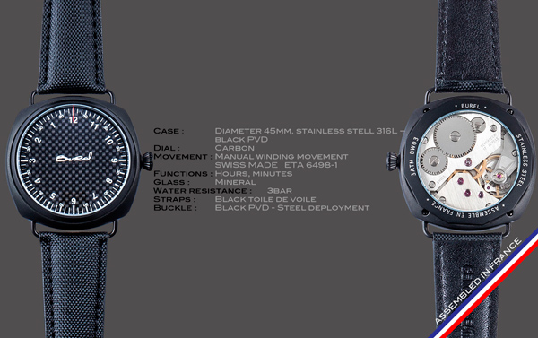 Class Care of Burel: a timepiece without hands