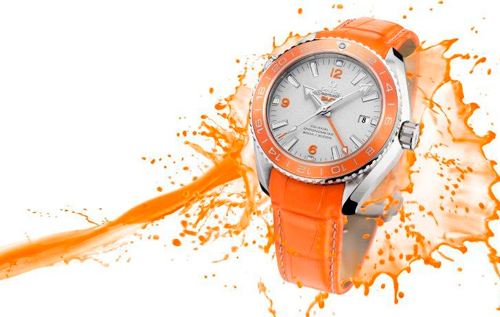 Omega Seamaster Planet Ocean Orange Ceramic watch