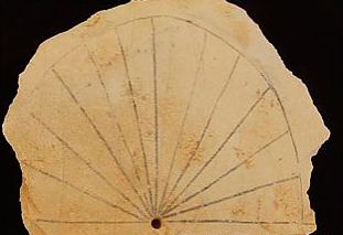 An ancient sundial was found in Egypt