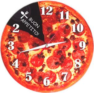 wall clock with reverse stroke