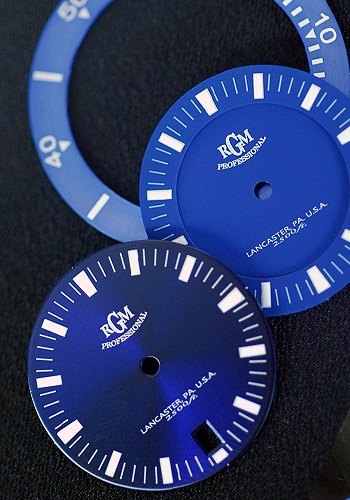 Series 2 Blue Diver watch dials