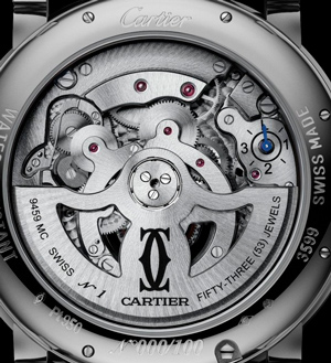 Rotonde de Cartier Astrocalendaire watch caseback