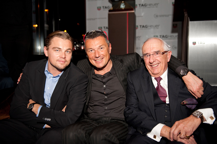 Leonardo DiCaprio, Jean-Christophe Baben and Jack Heuer
