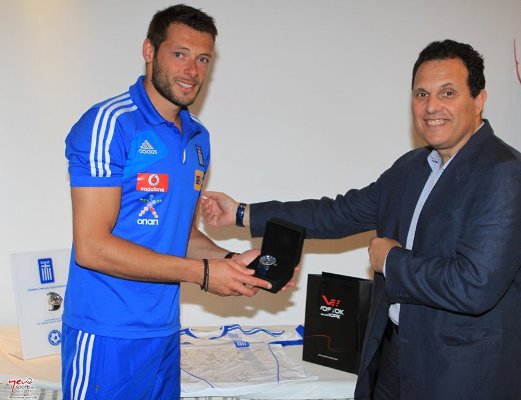 Presentation of Vostok Europe Watch to the Greek National Team players