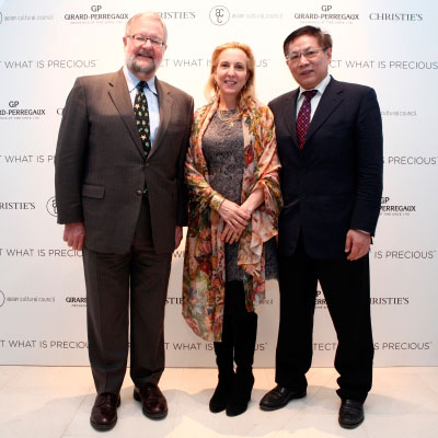 David Rockefeller, Susan Rockefeller and Ren Zhiqiang