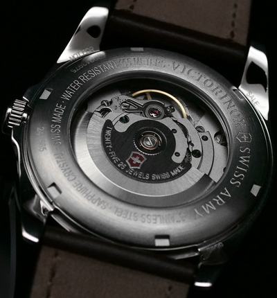 Infantry Mechanical watch backside