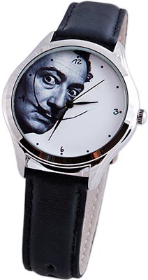 Youth watch decorated with a portrait of Salvador Dali