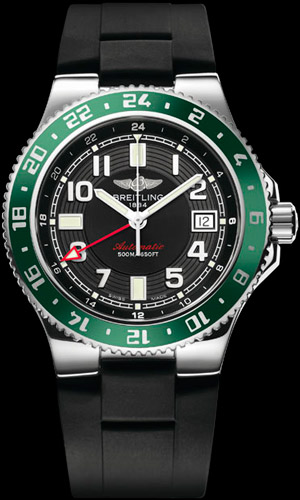 Breitling Superocean GMT watch