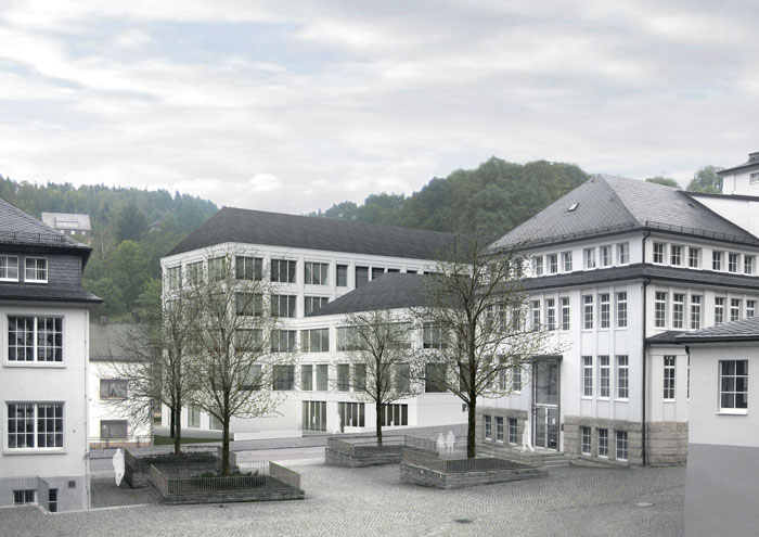 Impression of the new building of A. Lange & Söhne