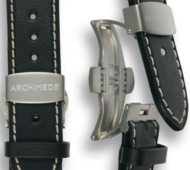 Strap and buckle of Archimede Outdour Automatic Luminous Dial watch