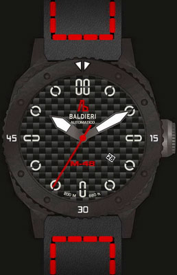 Alessandro Baldieri Magnum 48 Carbon watch