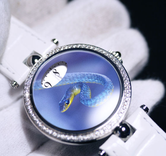 Angular Momentum Manu Propria Blue Snake watch