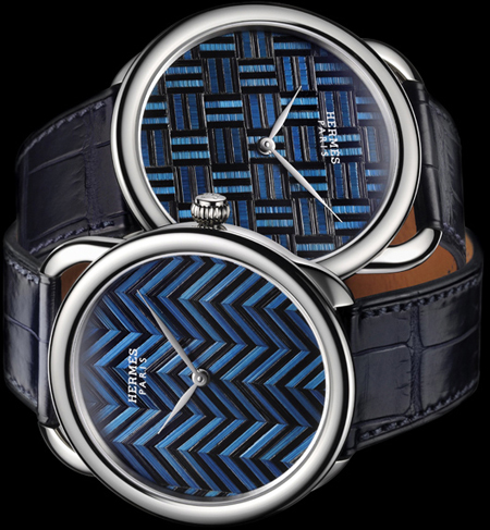 Hermes presents a novelty with an unpronounceable name and a straw dial - a new Arceau Marqueterie de Paille Watch