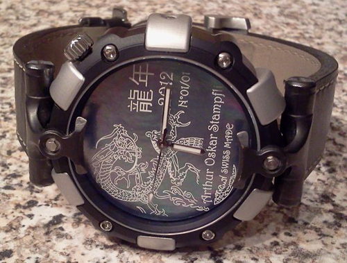 Arthur Oskar Stampfli Ocean China Dragon 2012 - a new watch with a dragon