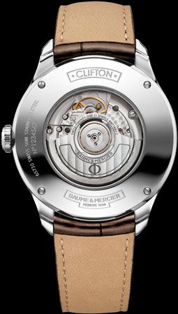 Clifton GMT watch caseback