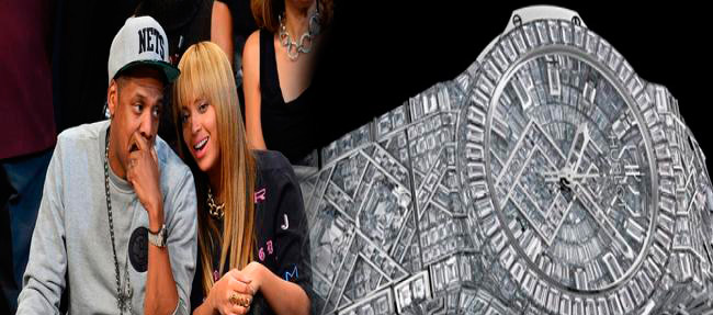 Marvelous Model by Hublot for $ 5 million - a gift from Beyonce to Jay-Z