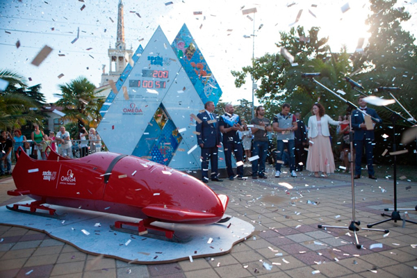OMEGA has launched a countdown of 200 days before the start of the XXII Winter Olympic Games Sochi 2014