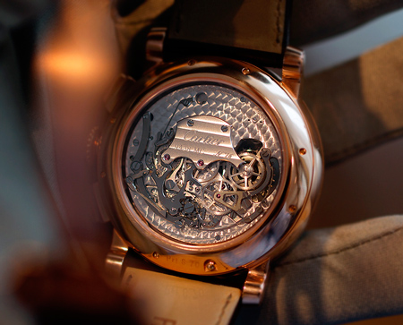 Rotonde de Cartier Tourbillon Chronograph watch caseback