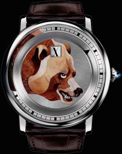 Rotonde de Cartier Jumping Hours bear motif (Ref. CRHPI00329)